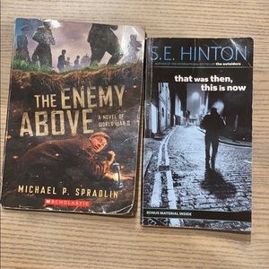 Books!The Enemy Above””That was then, This is Now”